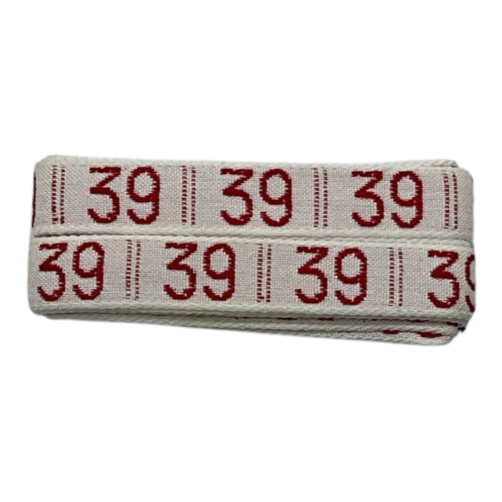Numerini ricamati da cucire marca biancheria, altezza 1 cm, confezione da 144 pezzi (dello stesso numero)