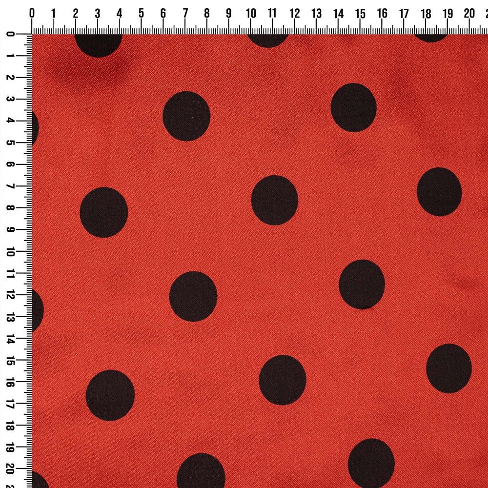 Printed satin fabric h 150 cm, Jolly item
