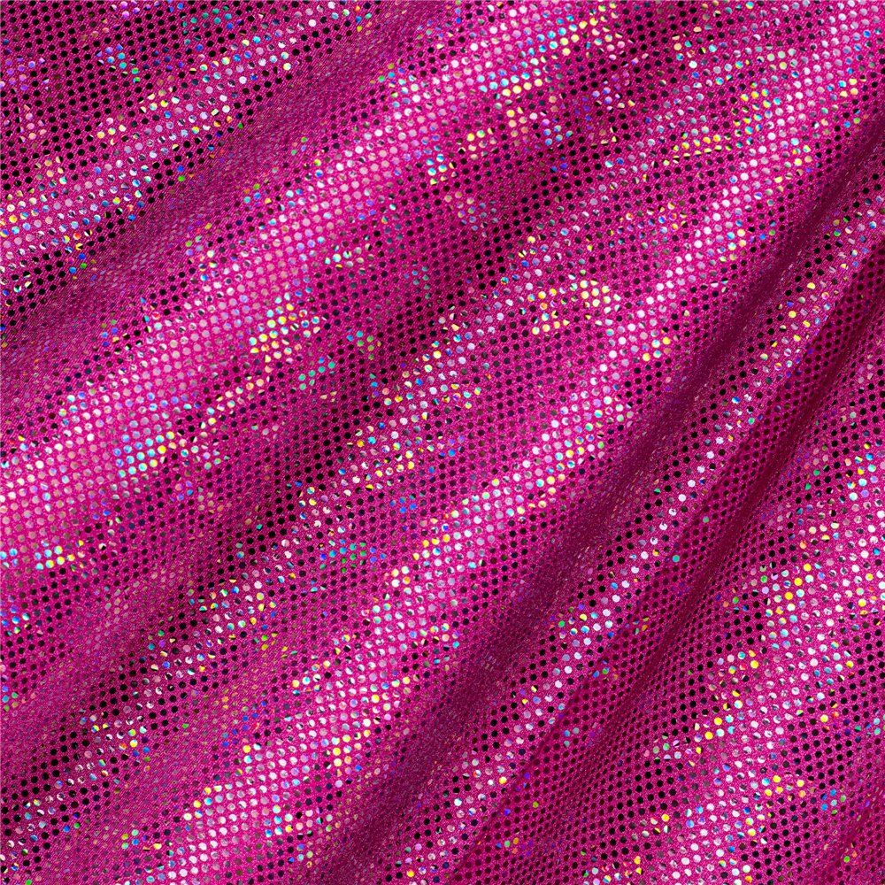 Lyrca fabric with rhinestone effect, h 150 cm, article Honey