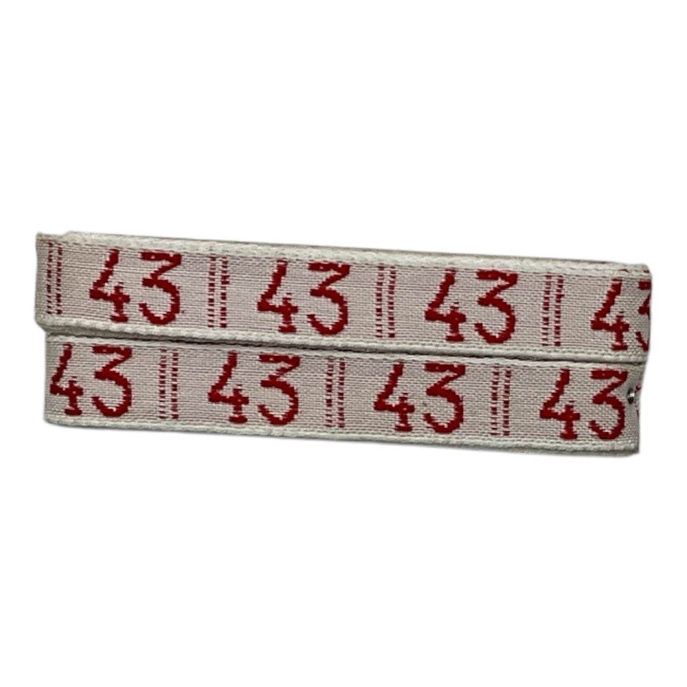 Numerini ricamati da cucire marca biancheria, altezza 1 cm, confezione da 144 pezzi (dello stesso numero)