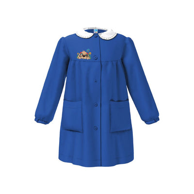 Grembiule con ricamo bambina scuola Siggi