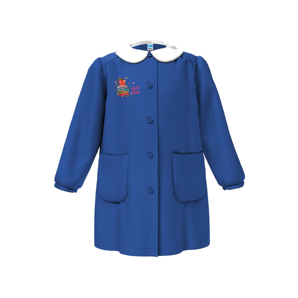 Grembiule con ricamo bambina scuola Siggi