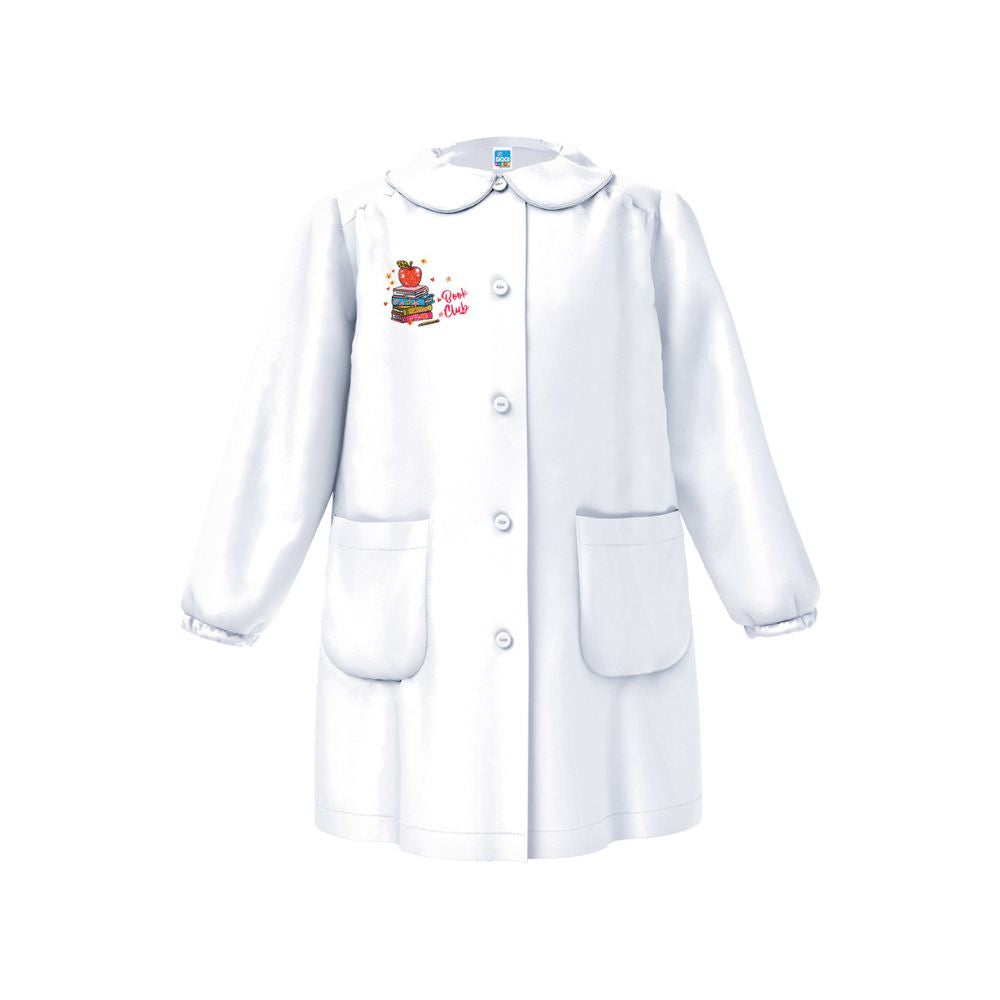 Grembiule con ricamo bambina scuola Siggi