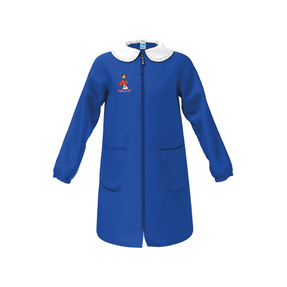 Grembiule con ricamo bambina scuola Siggi