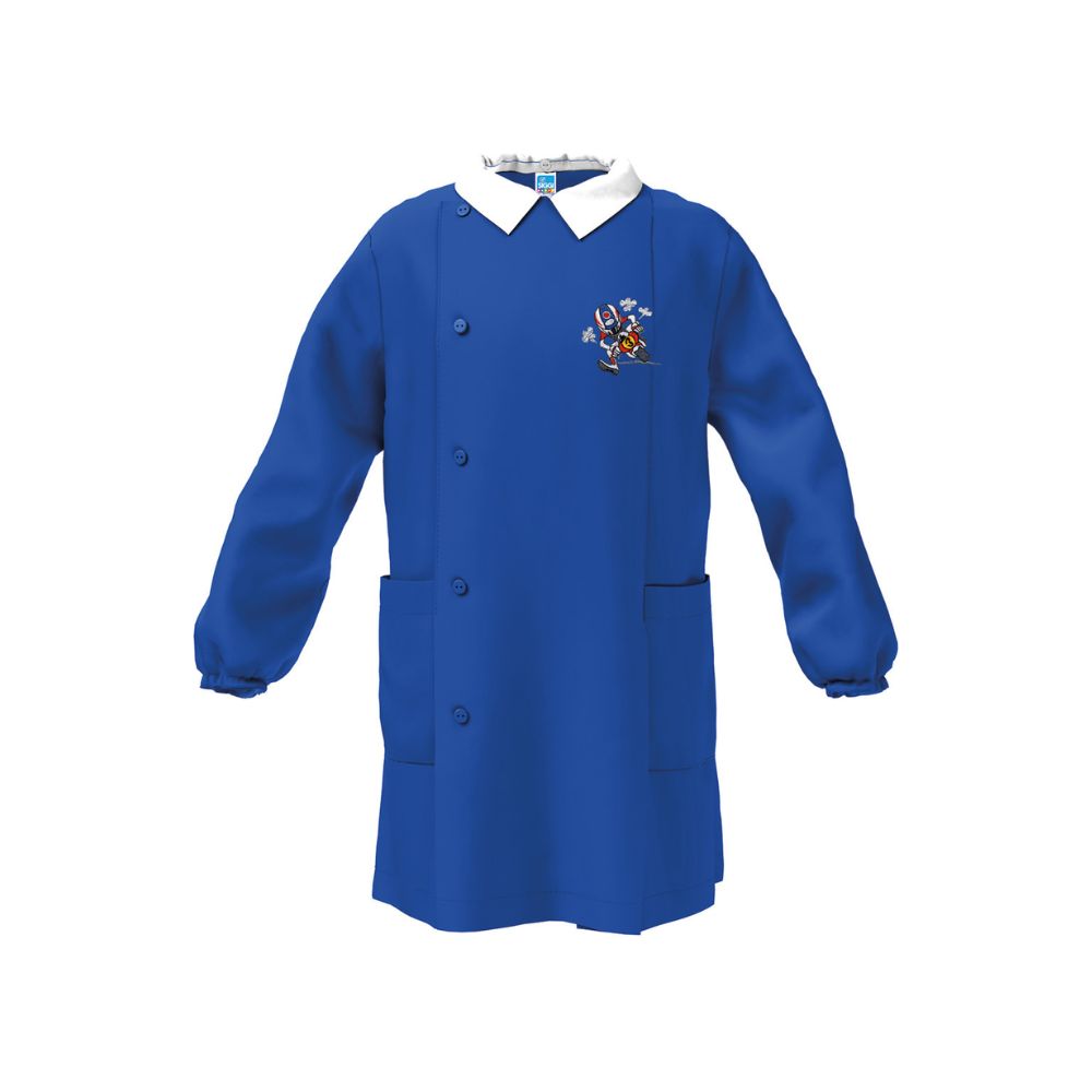 Grembiule con ricamo bambino scuola Siggi