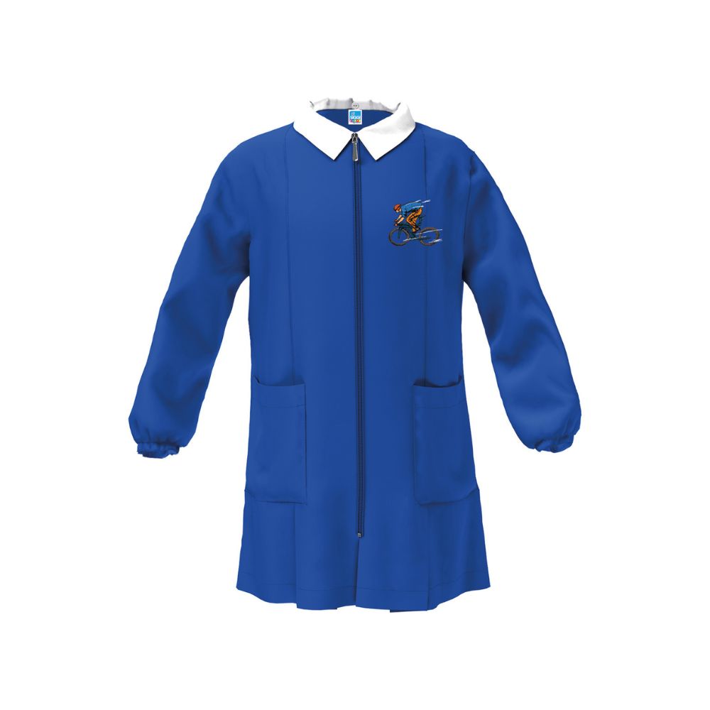 Grembiule con ricamo bambino scuola Siggi