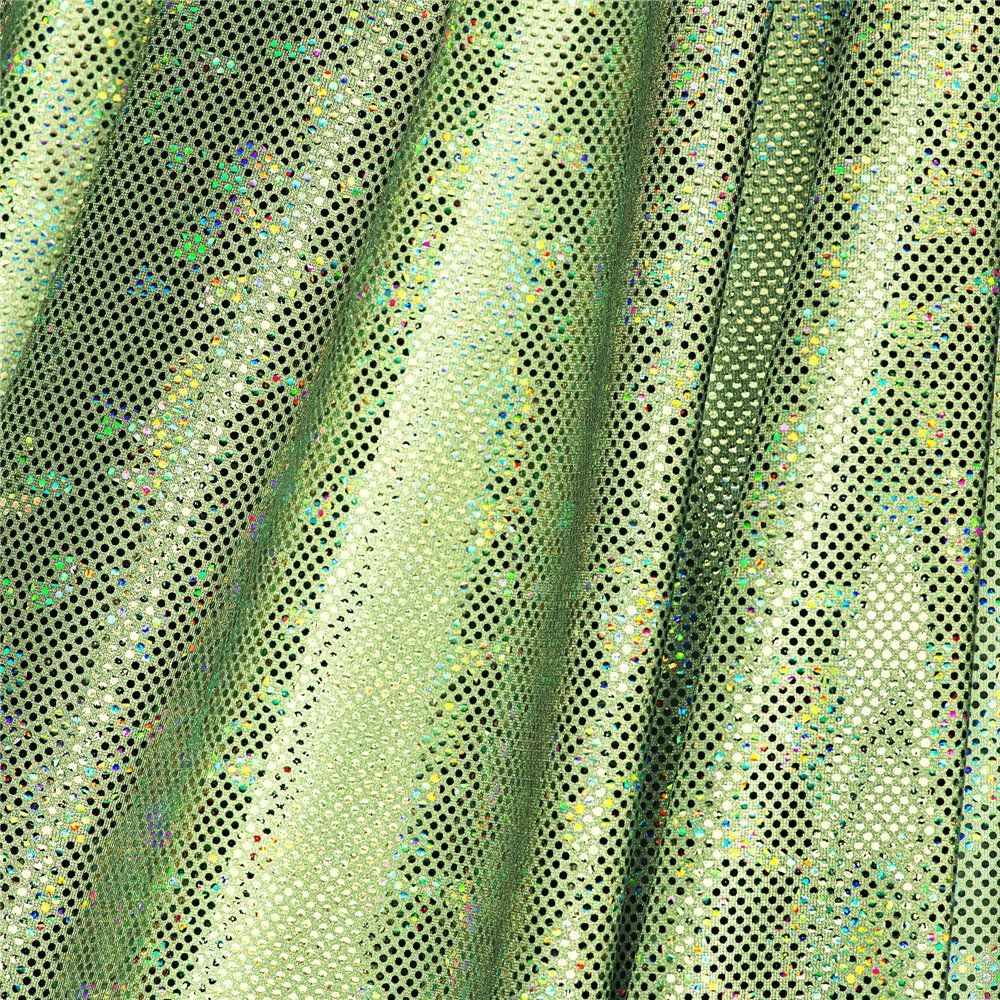 Lyrca fabric with rhinestone effect, h 150 cm, article Honey