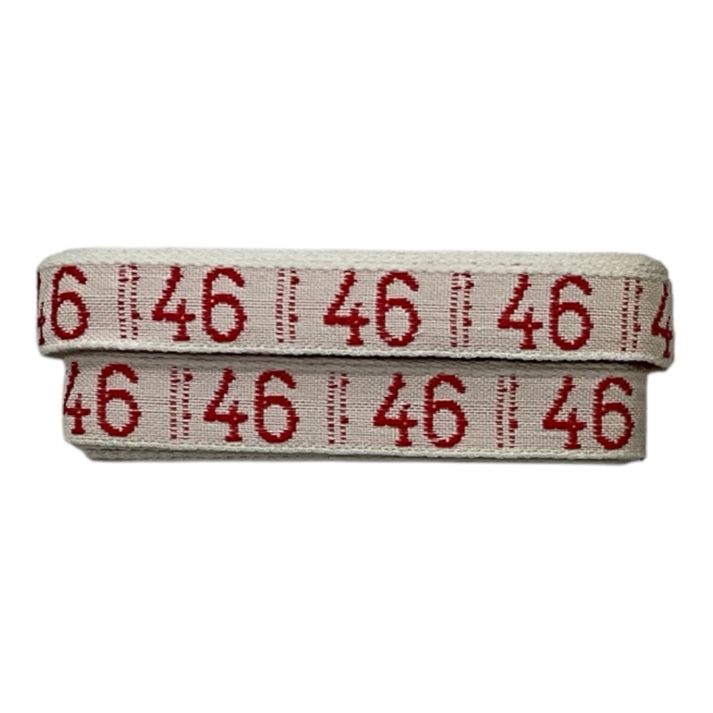 Numerini ricamati da cucire marca biancheria, altezza 1 cm, confezione da 144 pezzi (dello stesso numero)