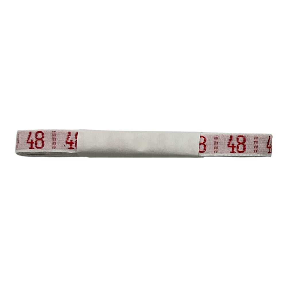 Numerini ricamati da cucire marca biancheria, altezza 1 cm, confezione da 144 pezzi (dello stesso numero)