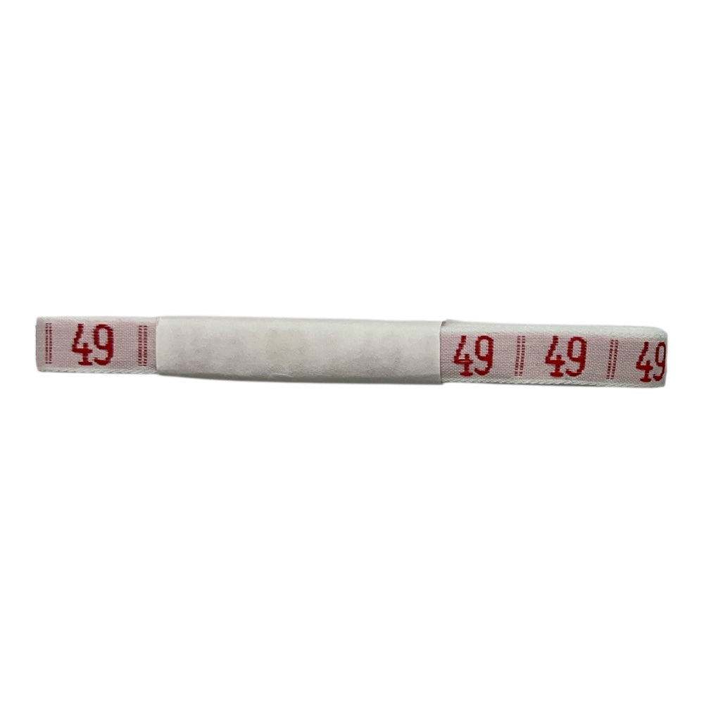 Numerini ricamati da cucire marca biancheria, altezza 1 cm, confezione da 144 pezzi (dello stesso numero)