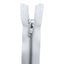 Nickel silver metal zipper 85 cm combi (2 sliders) 5 mm divisible chain