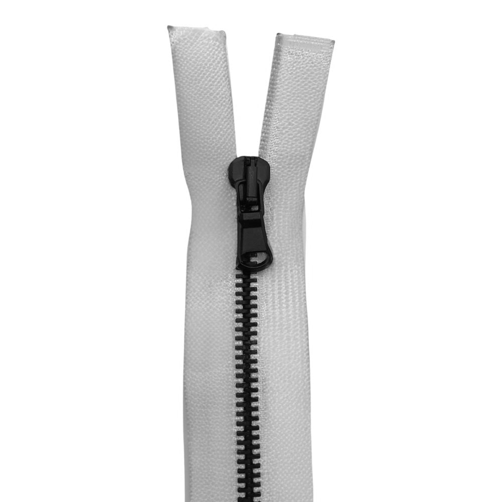70cm divisible gunmetal metal zipper with 5mm chain