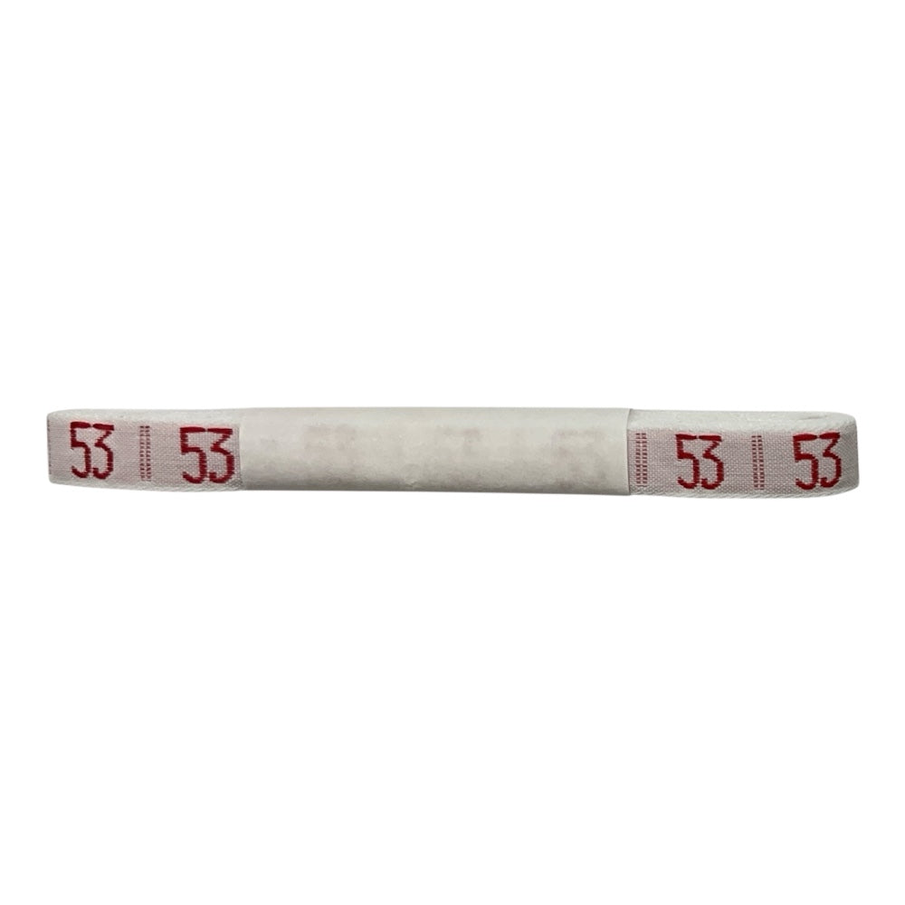 Numerini ricamati da cucire marca biancheria, altezza 1 cm, confezione da 144 pezzi (dello stesso numero)