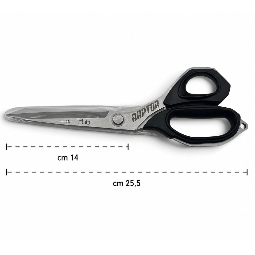 Professional tailoring scissors size 10 (mm 260), Raptor item 556/10