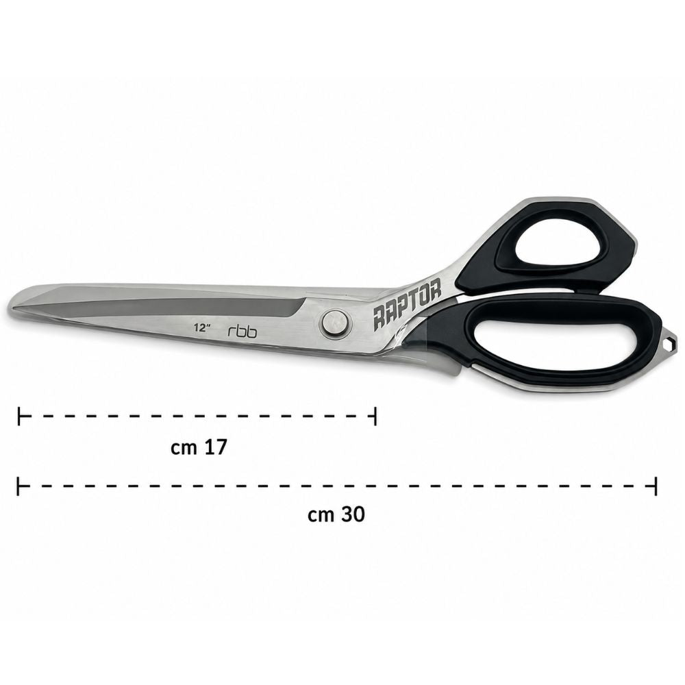Professional tailoring scissors size 12 (mm 300), Raptor item 556/12