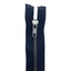 Nickel silver metal zipper 85 cm combi (2 sliders) 5 mm divisible chain