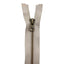 Old brass metal zipper 85 cm combi (2 sliders) 5 mm divisible chain