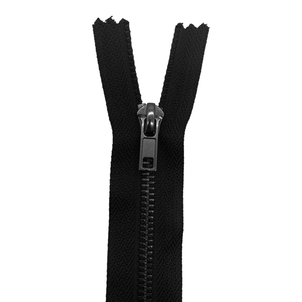 85cm combi gunmetal metal zipper (2 sliders) 5mm divisible chain