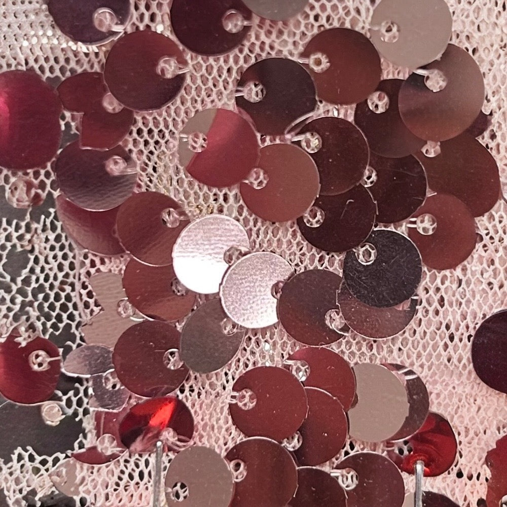 Sequin fabric h cm 140 item Luce
