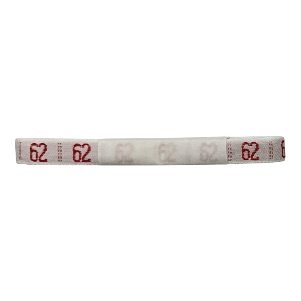 Numerini ricamati da cucire marca biancheria, altezza 1 cm, confezione da 144 pezzi (dello stesso numero)