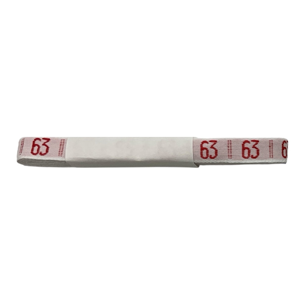 Numerini ricamati da cucire marca biancheria, altezza 1 cm, confezione da 144 pezzi (dello stesso numero)