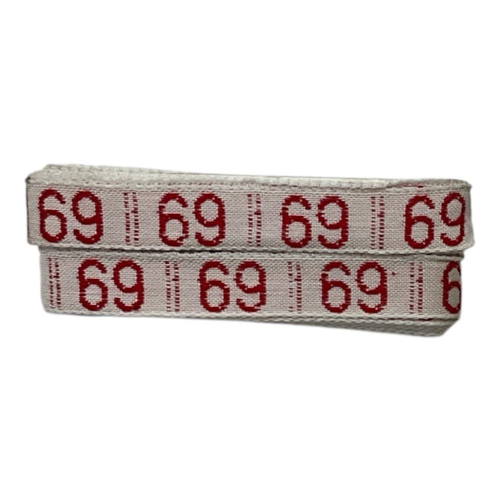 Numerini ricamati da cucire marca biancheria, altezza 1 cm, confezione da 144 pezzi (dello stesso numero)