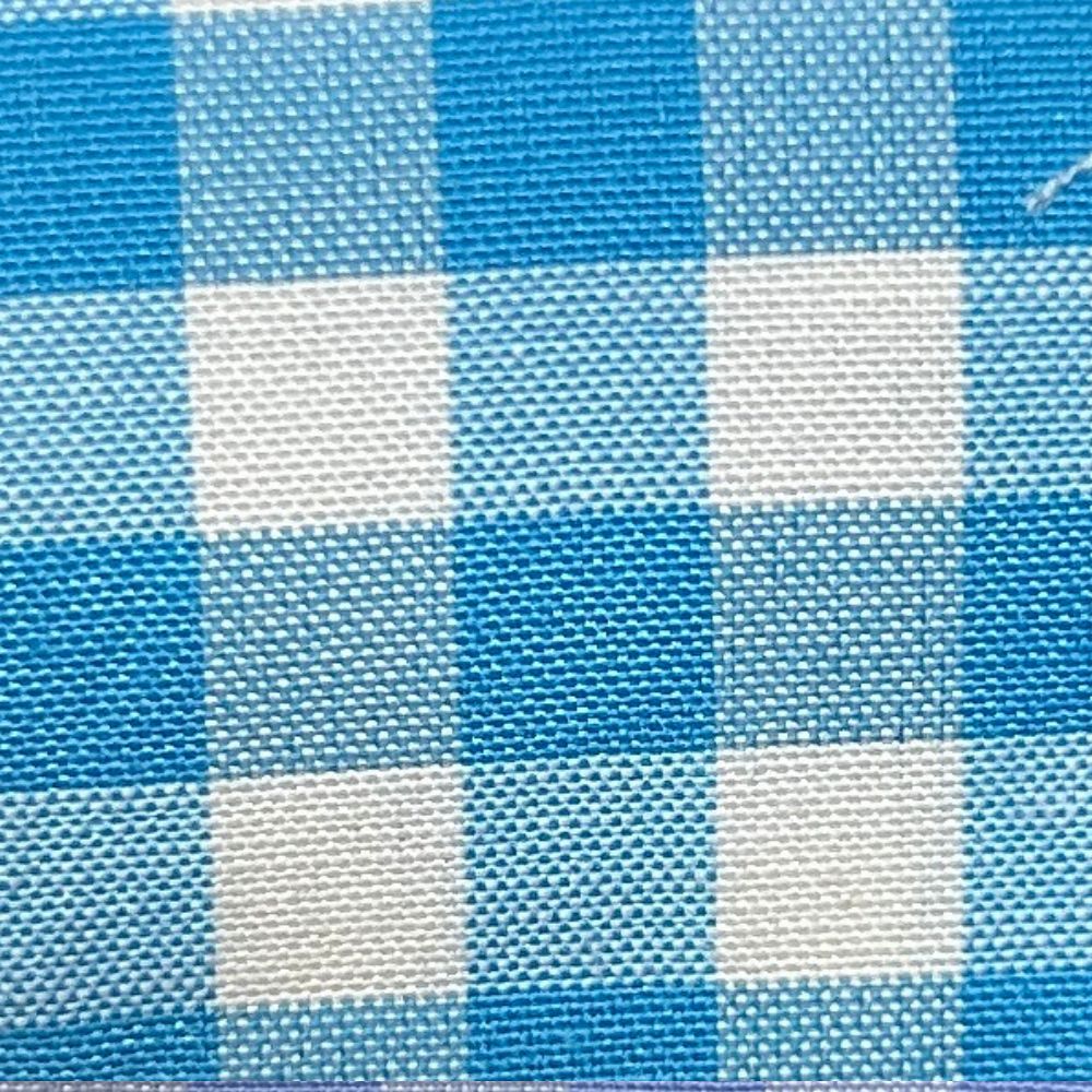 Yarn-dyed polycotton fabric with checks, 150 cm high, item 16032