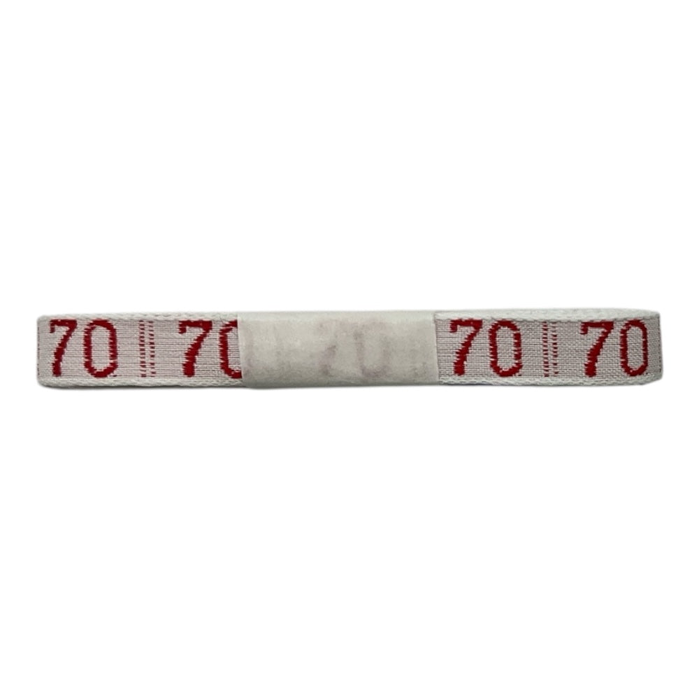 Numerini ricamati da cucire marca biancheria, altezza 1 cm, confezione da 144 pezzi (dello stesso numero)