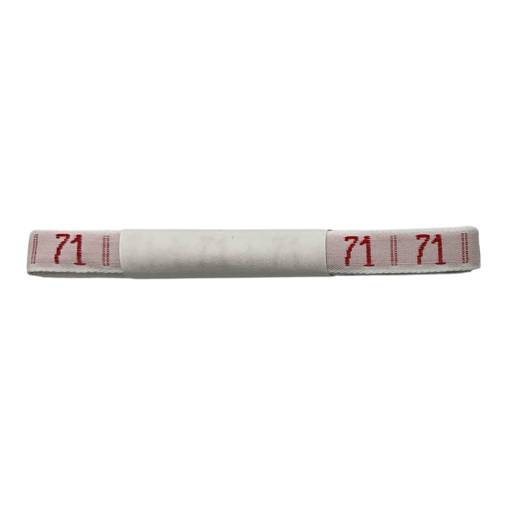 Numerini ricamati da cucire marca biancheria, altezza 1 cm, confezione da 144 pezzi (dello stesso numero)