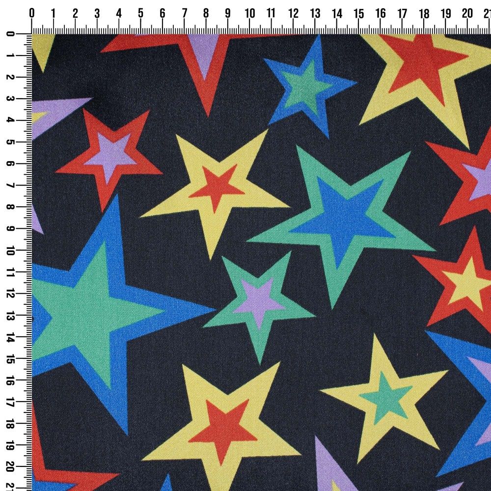 Printed satin fabric h 150 cm, Jolly item