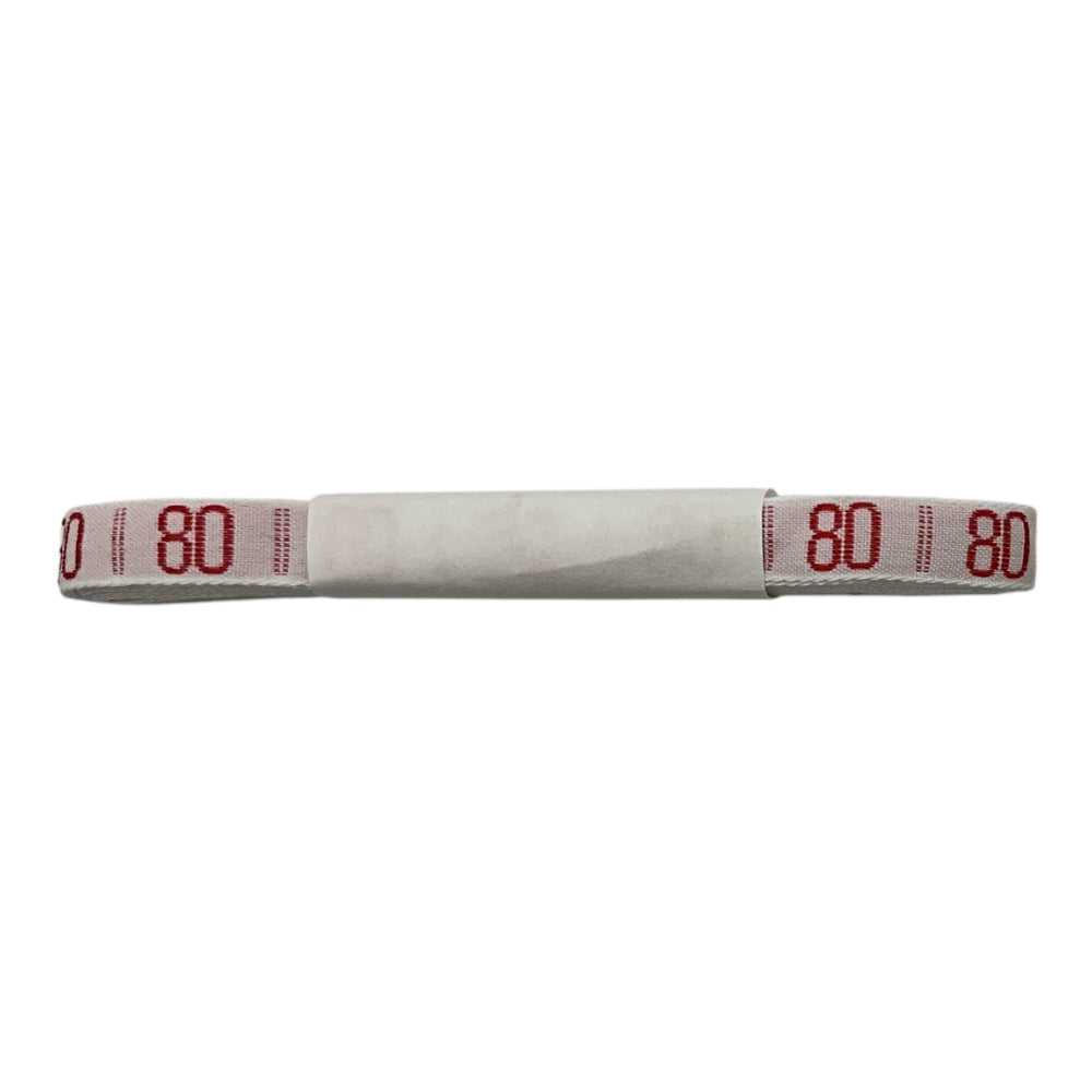 Numerini ricamati da cucire marca biancheria, altezza 1 cm, confezione da 144 pezzi (dello stesso numero)
