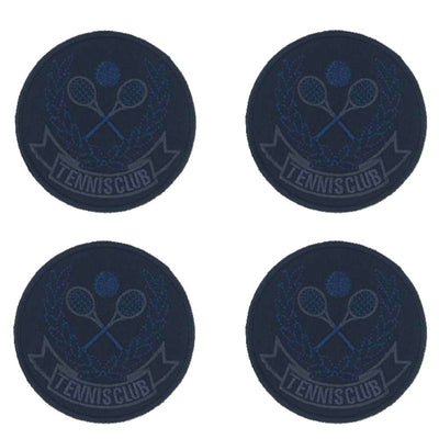 Iron-on fabric application item APU02092 4 pieces