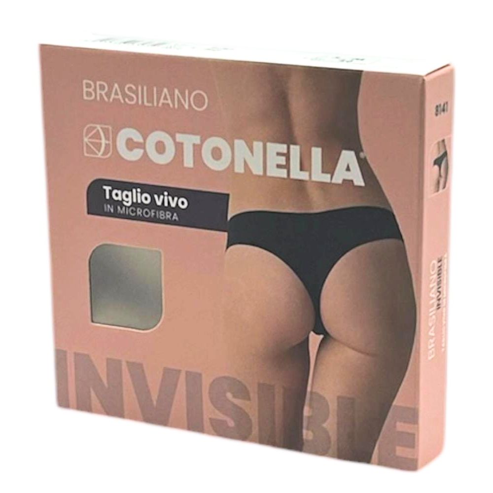 Invisible low-waisted Brazilian briefs, item 8141 Cotonella