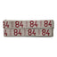 Numerini ricamati da cucire marca biancheria, altezza 1 cm, confezione da 144 pezzi (dello stesso numero)