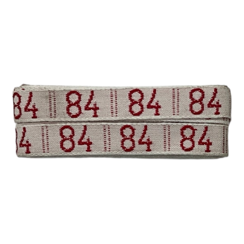 Numerini ricamati da cucire marca biancheria, altezza 1 cm, confezione da 144 pezzi (dello stesso numero)