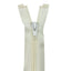 Combi zipper (2 sliders) 75 cm divisible chain 6 mm spiral article 1185/9/75