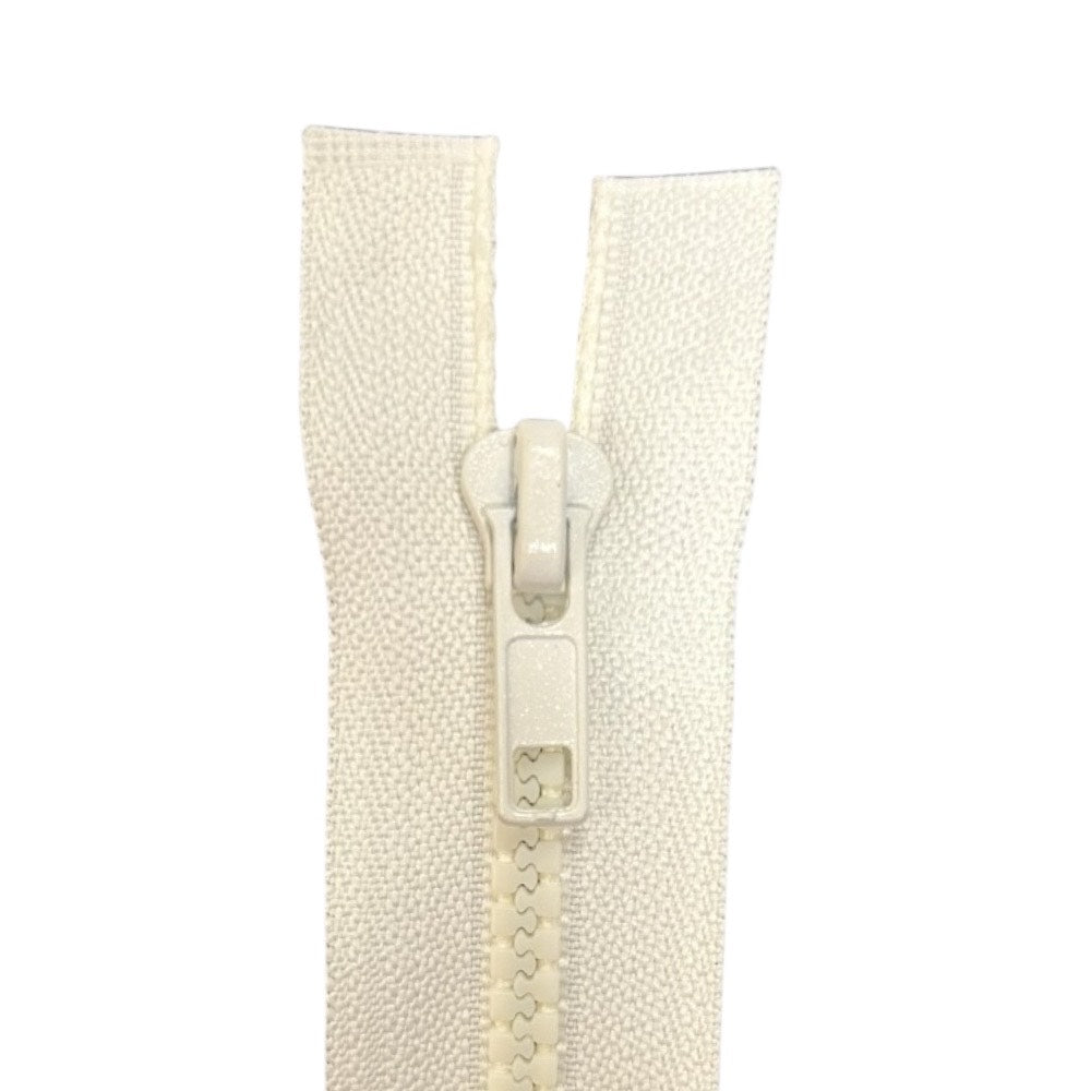 Combi zipper (2 sliders) 55 cm carriage 6 mm divisible plastic chain item 1184/9/55