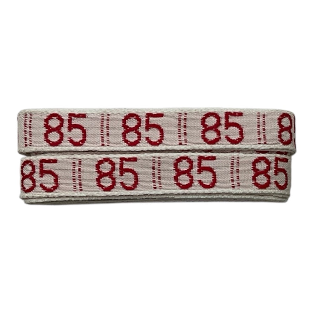 Numerini ricamati da cucire marca biancheria, altezza 1 cm, confezione da 144 pezzi (dello stesso numero)