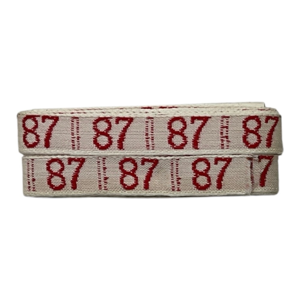 Numerini ricamati da cucire marca biancheria, altezza 1 cm, confezione da 144 pezzi (dello stesso numero)