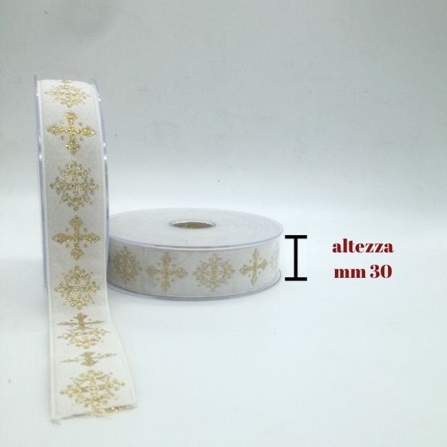 Nastro sacro h mm 30 articolo 77182/30 metri 20