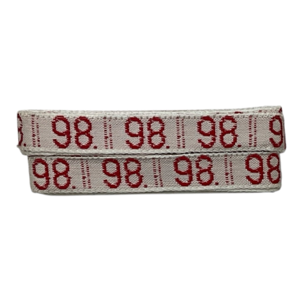 Numerini ricamati da cucire marca biancheria, altezza 1 cm, confezione da 144 pezzi (dello stesso numero)