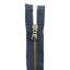 85cm brass metal zipper combo (2 sliders) 5mm divisible chain