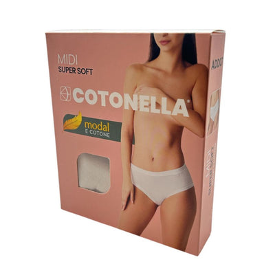 Cotonella Women's Midi Briefs in super soft modal cotton, item ADD07