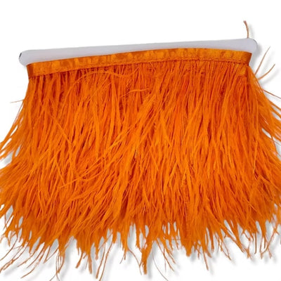 Ostrich fringe H cm 10 item Fm35140