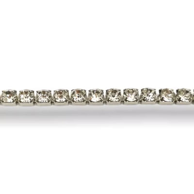 Rhinestone chain thread (narrow link) ss 6-12 jewel item FM9296
