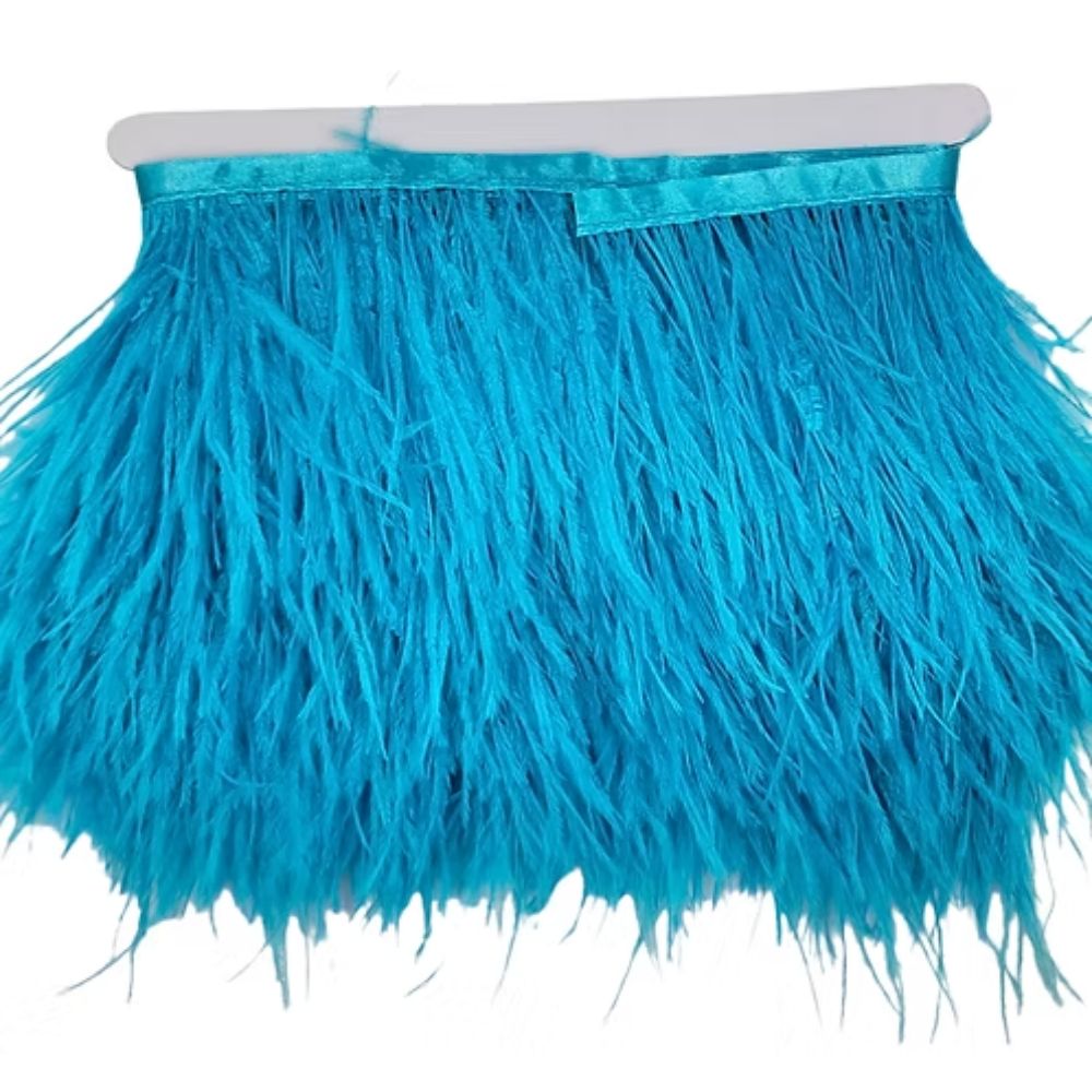 Ostrich fringe H cm 10 item Fm35140