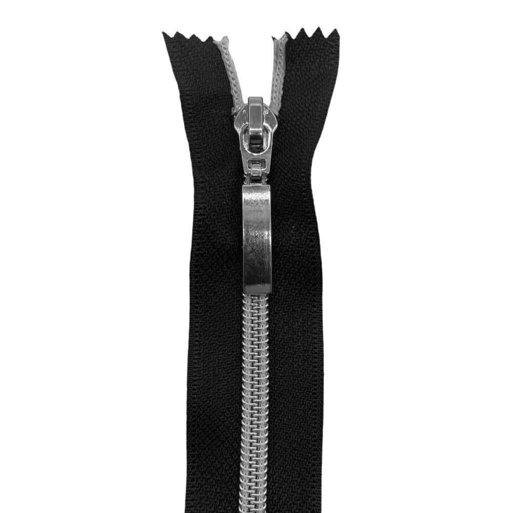20cm laminated spiral zipper with 6mm chain