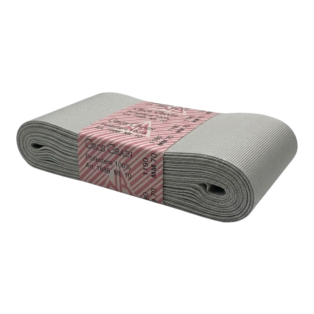 Gros grain n 20 H cm 7 poliestere 100% articolo 1686/20 metri 10