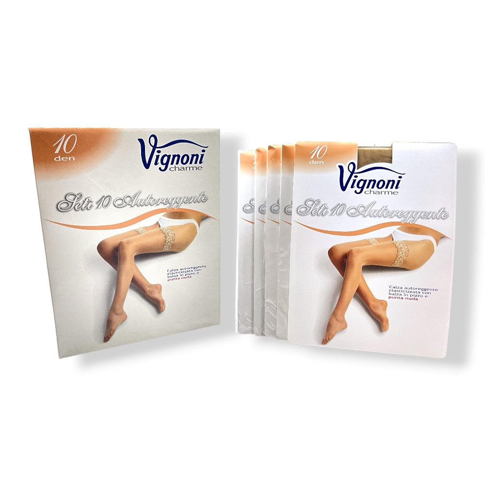 Silky hold-ups 10 den lace top item 10 pairs 5