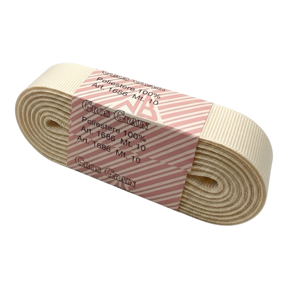 Gros grain n 7 h cm 3 100% polyester article 1686/7 10 meters